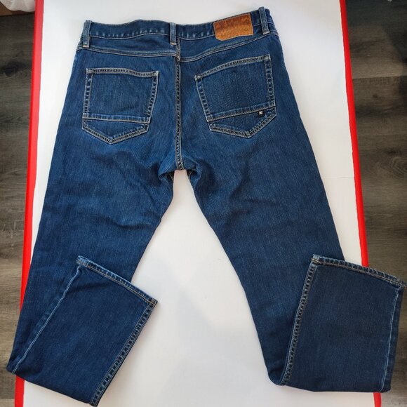 DC Worker Straight jeans dark washed blue men's size 34 - Picture 3 of 16